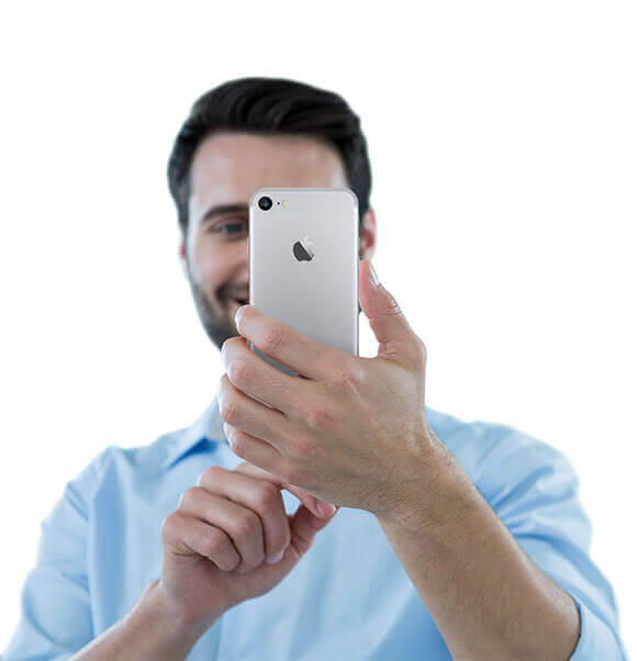 LoopUp Premium Remote Meetings Conference Calls user with Mobile Device