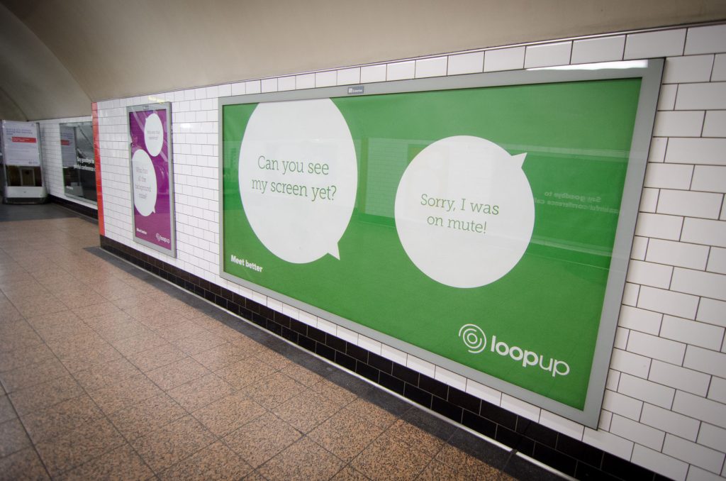 loopup london underground campaign st pauls on mute