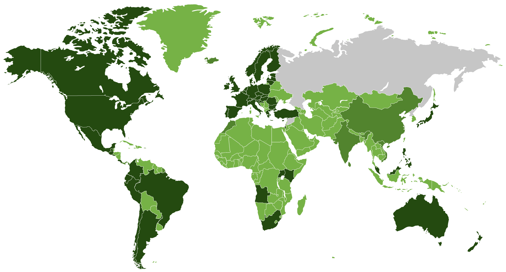 Loopup World Coverage Map Country Ids Updated 1 